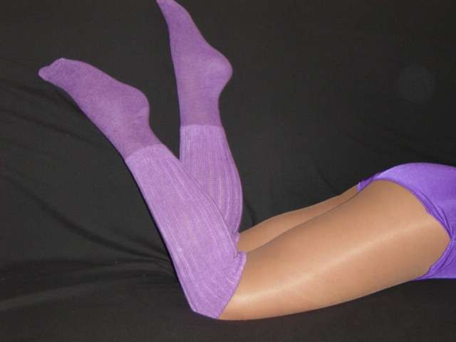 Black Slouch Knee Socks for Halloween Costume Cheerleader Hooters Uniform